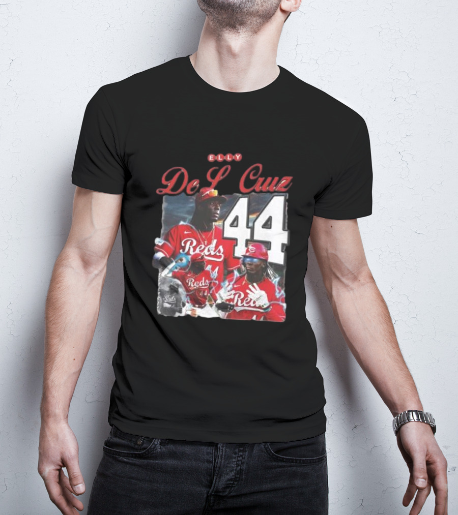 Elly De La Cruz Reds 44 Cincinnati Baseball Electricidad T-Shirt
