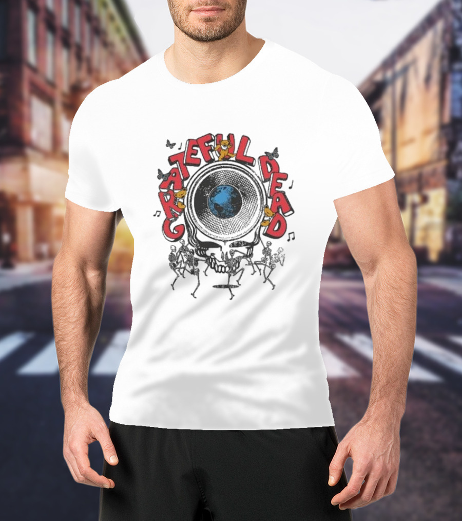 Grateful Dead Bears Earth Music Notes T-Shirt