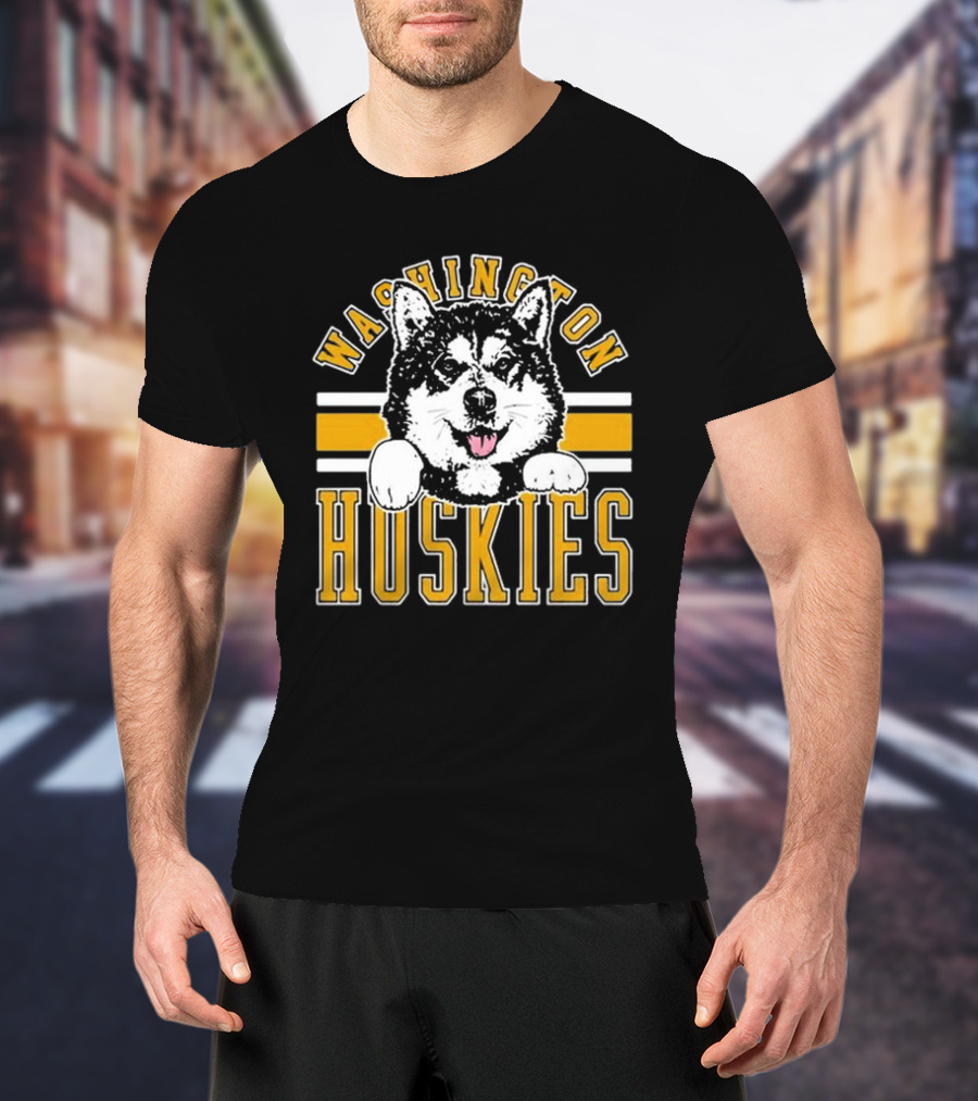 Washington Huskies King Chinook Vintage T-Shirt