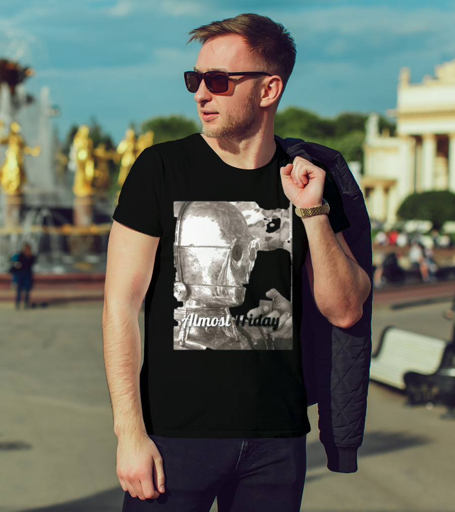 Almost Friday Star Wars C-3PO Smoking T-Shirt