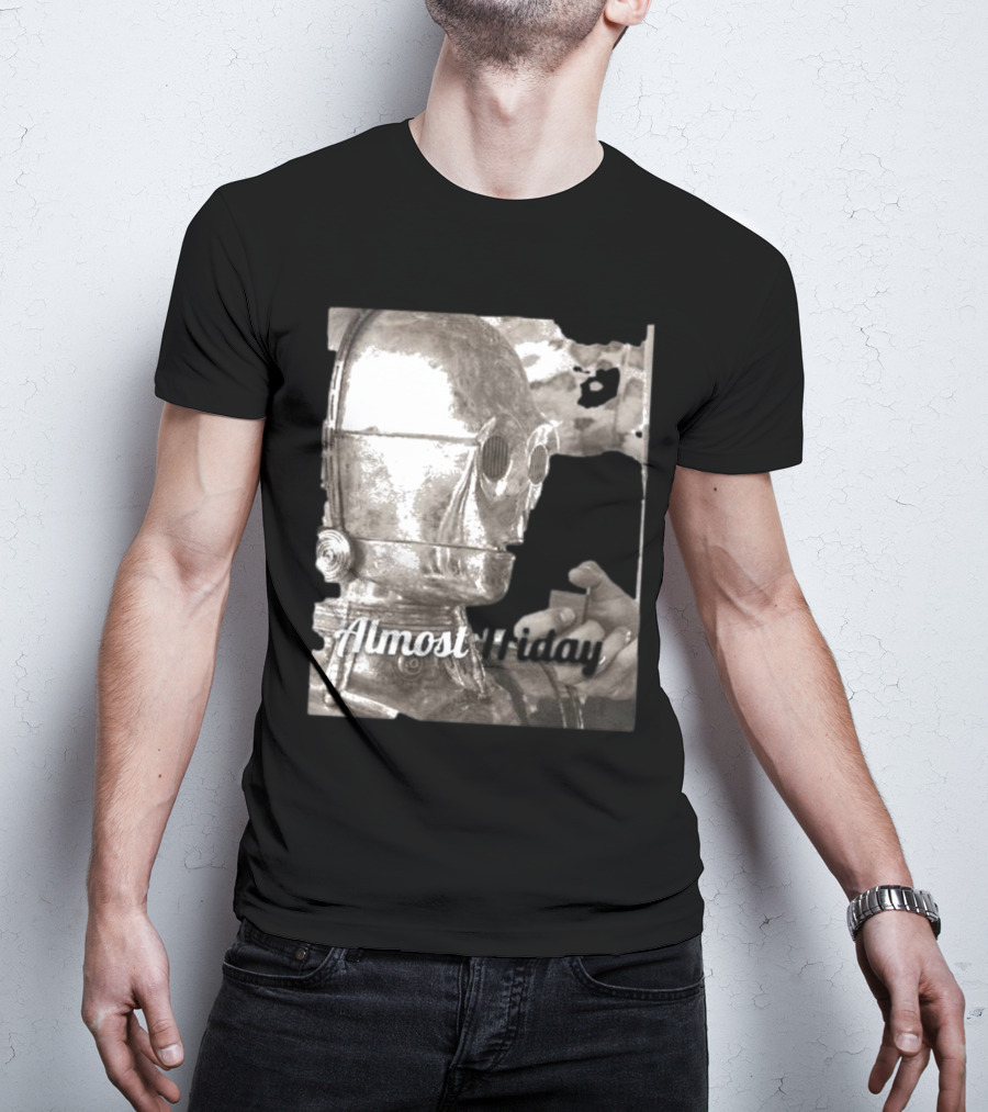 Almost Friday Star Wars C-3PO Smoking T-Shirt
