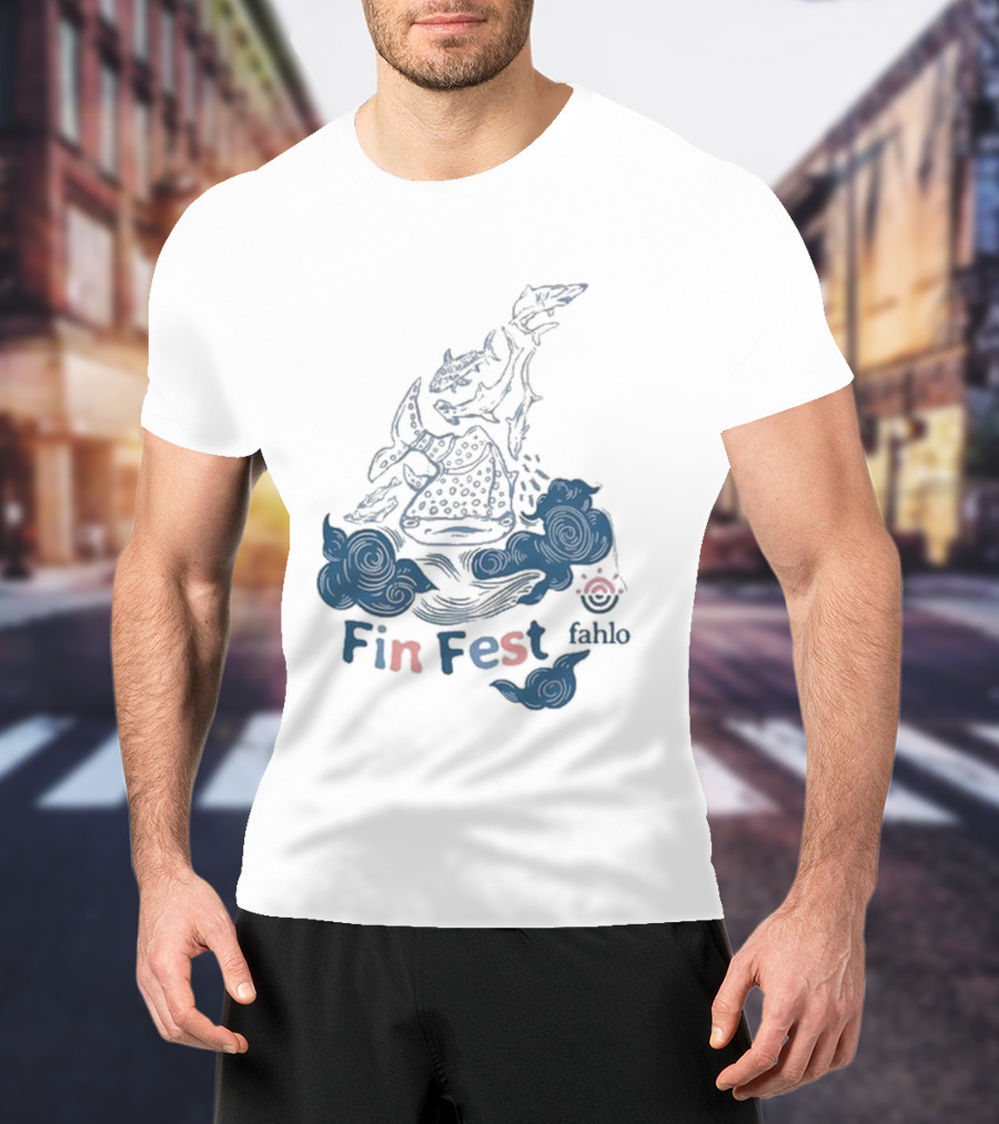 Fahlo Fin Fest Event Kaitlyn Clouds T-Shirt