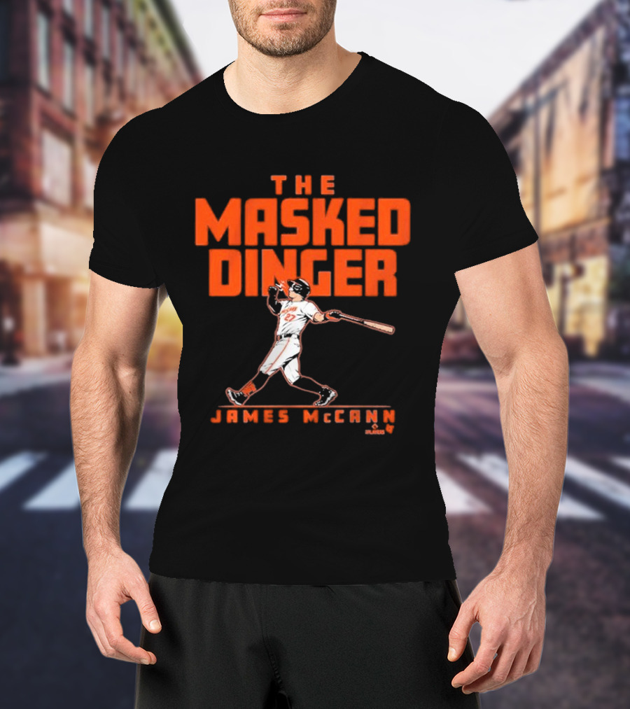 James McCann The Masked Dinger Baseball Player T-Shirt