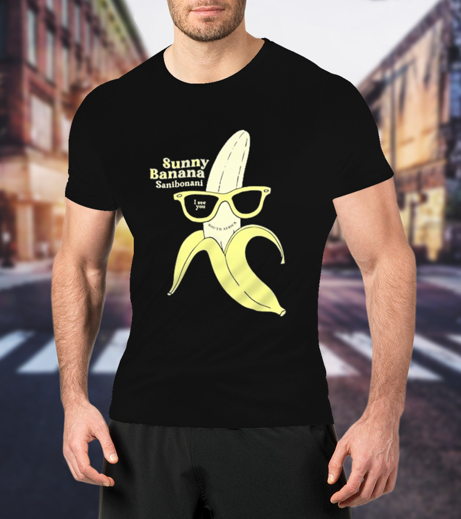 Sunny Banana Sanibonani I See You South Africa T-Shirt