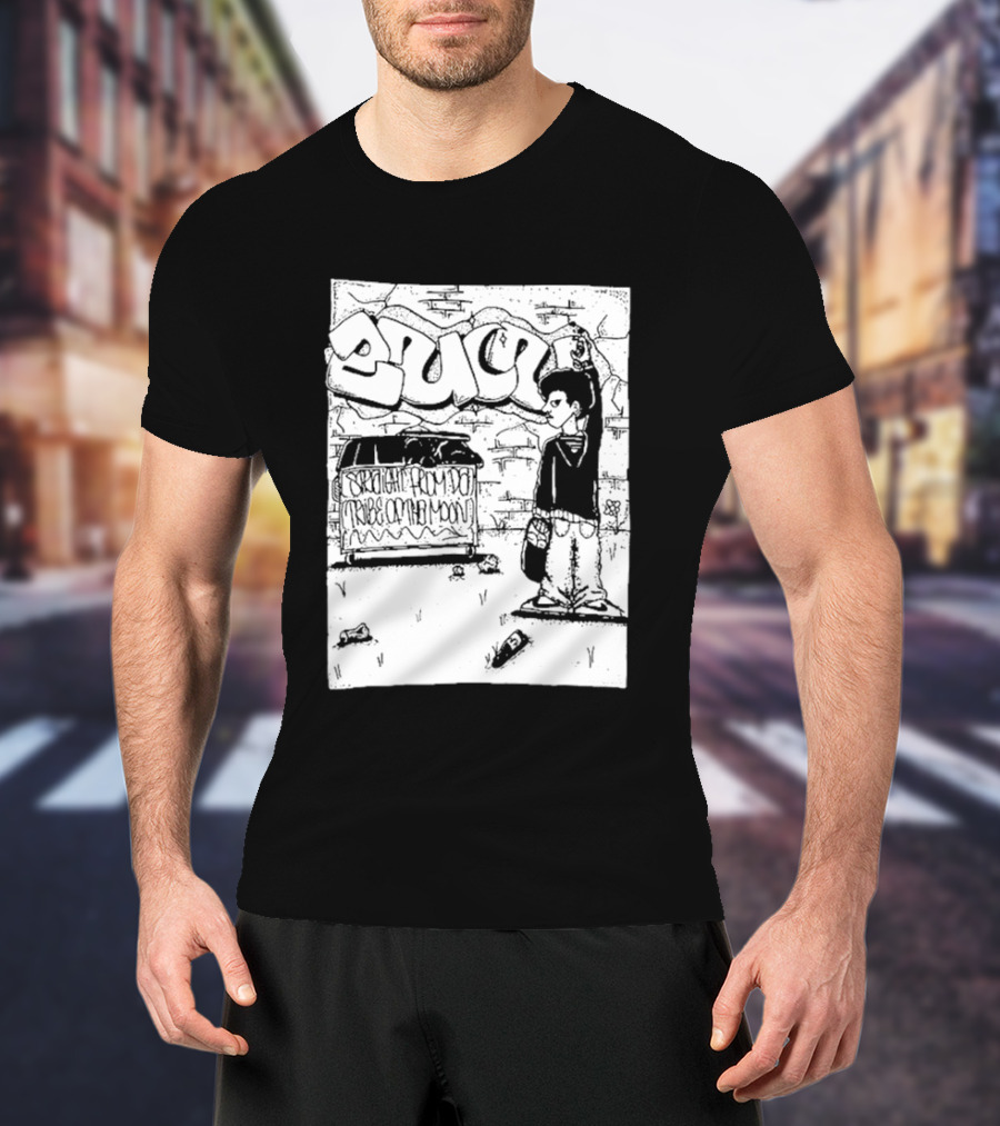 Zulu Black Powerviolence Street Art From The Tribe Of The Moon T-Shirt