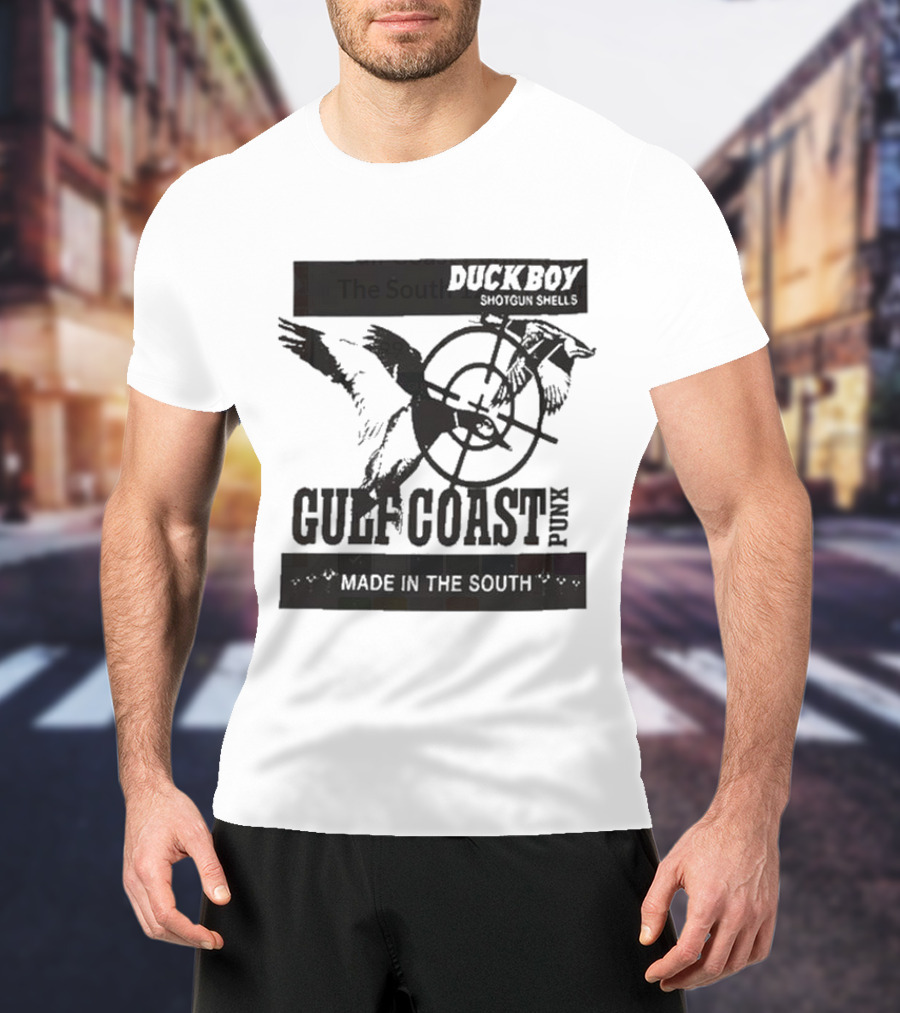 Duckboy Shotgun Shells Gulf Coast Punk Made In The South 12ga T-Shirt