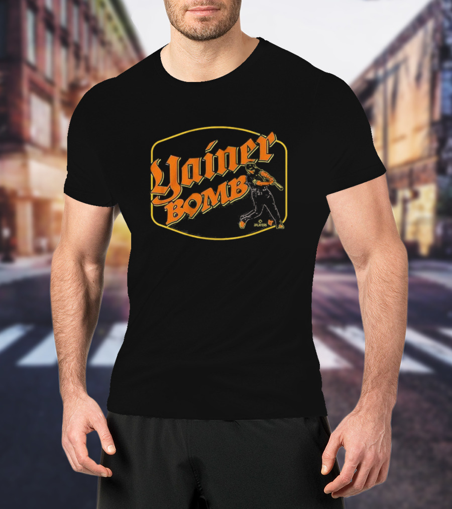 Yainer Diaz Yainer Bomb Baseball Players T-Shirt