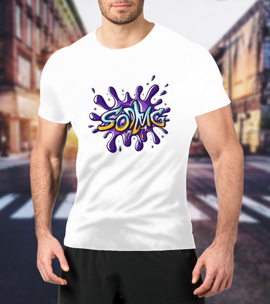Soulja Boy Sodmg Splash Drip Graffiti T-Shirt