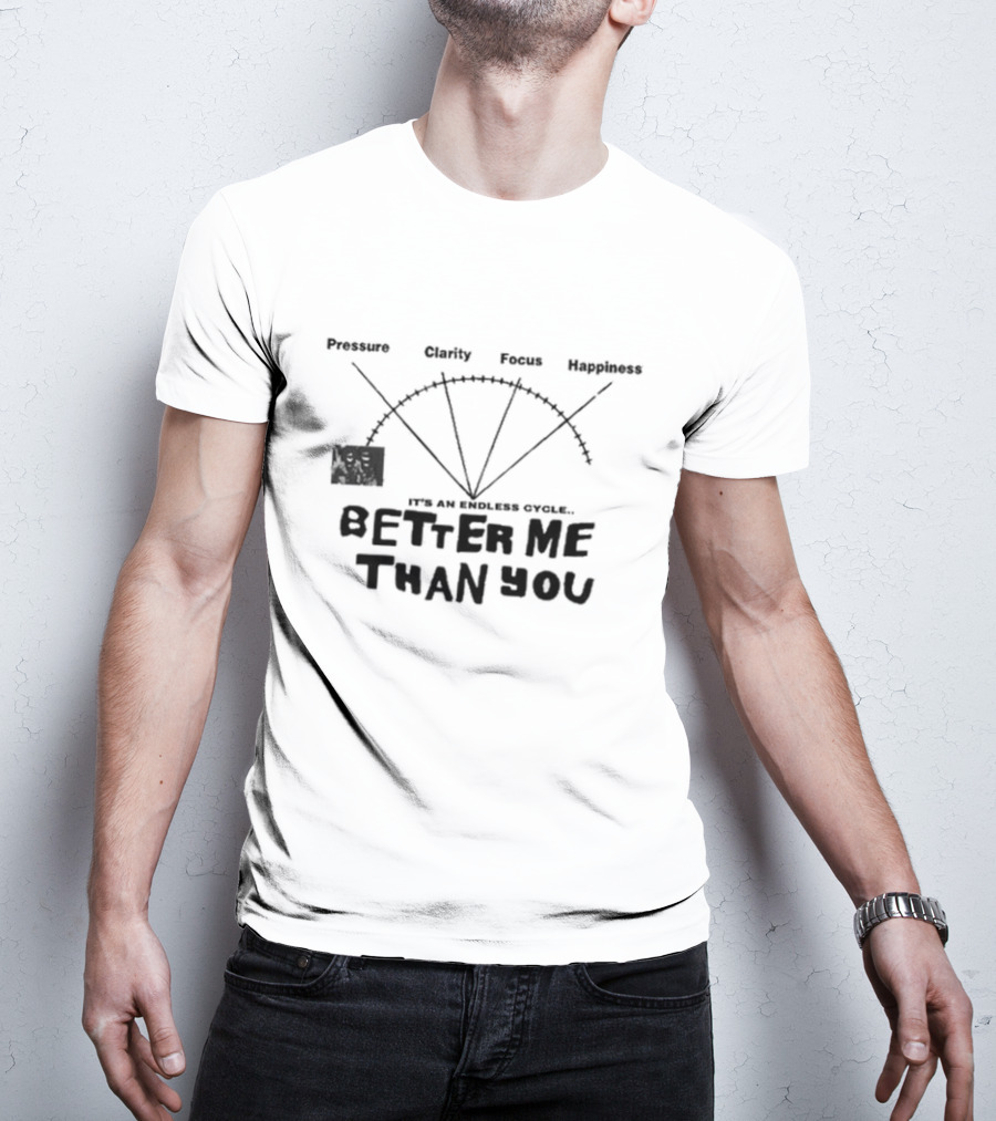 Pressure Clarity Focus Happiness Better Me Than You It's An Endless Cycle T-Shirt