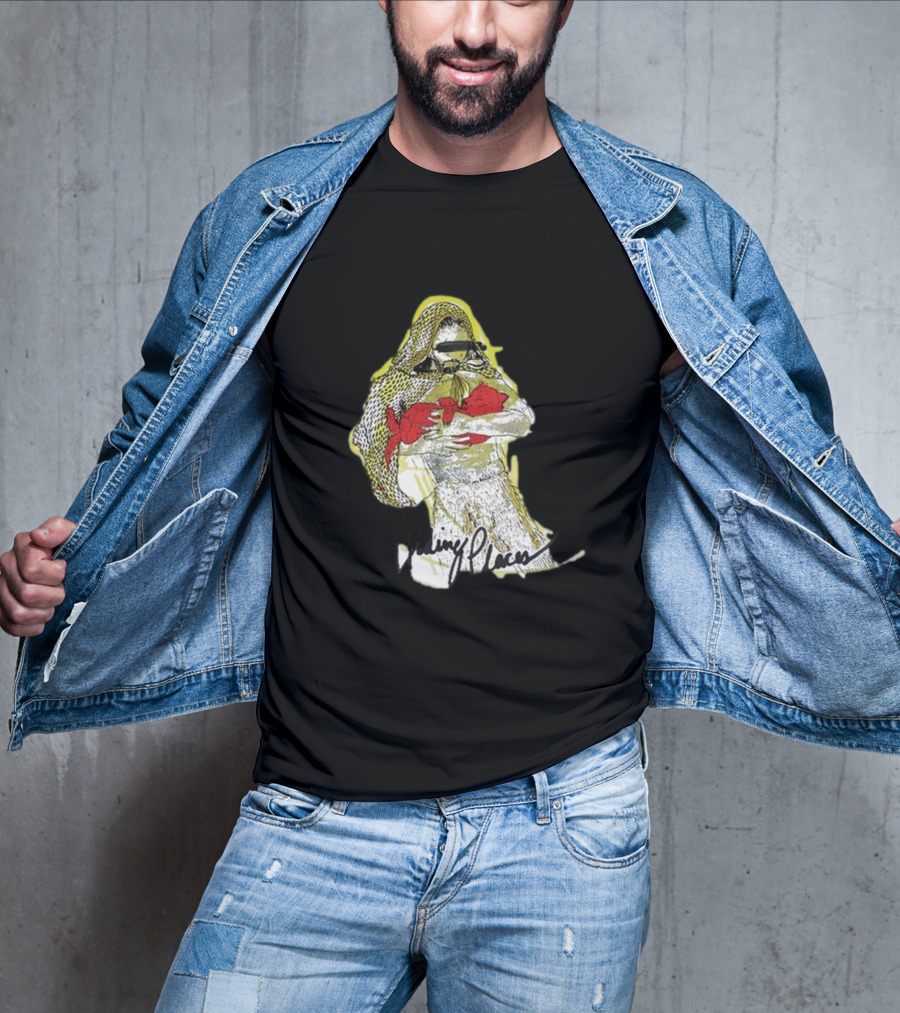 Hiding Places Wolf Father Sketch With Hooded Figure And Red Gloves T-Shirt
