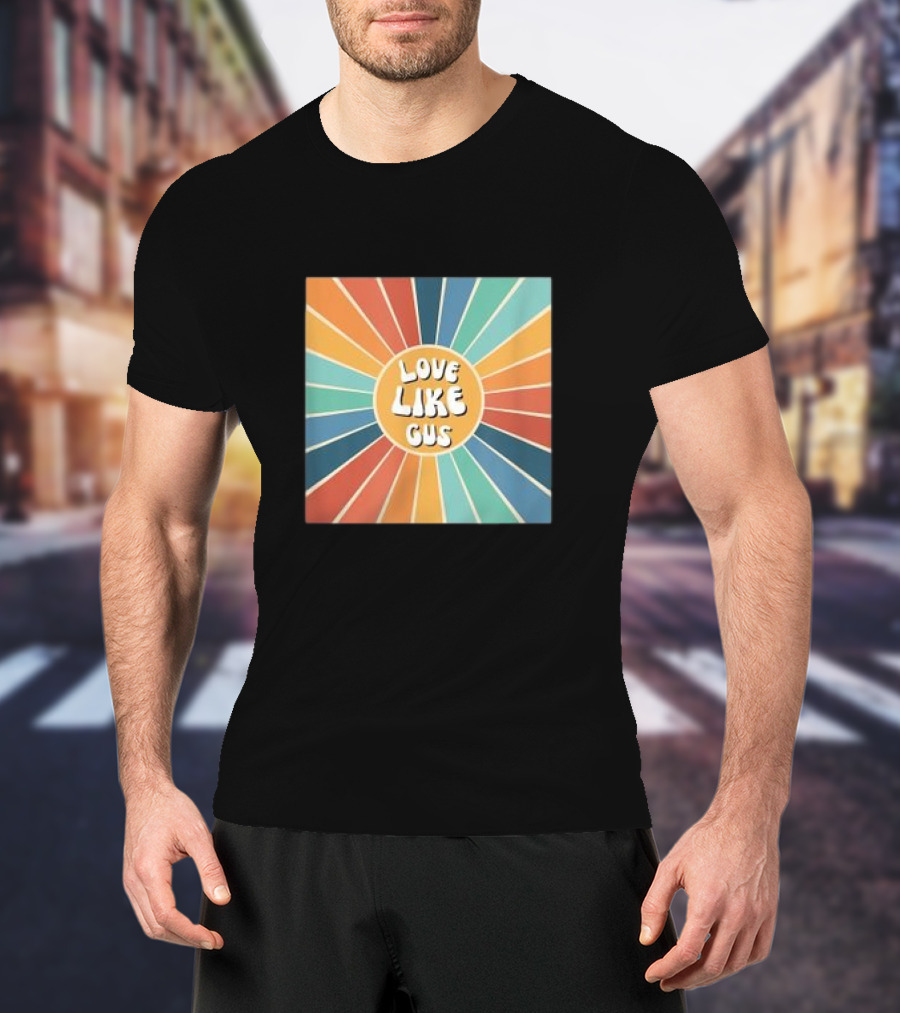 Love Like Gus Retro Sunshine Stripes T-Shirt