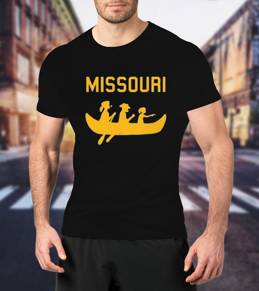 Missouri Logboat Brewing Family Canoe Adventure T-Shirt