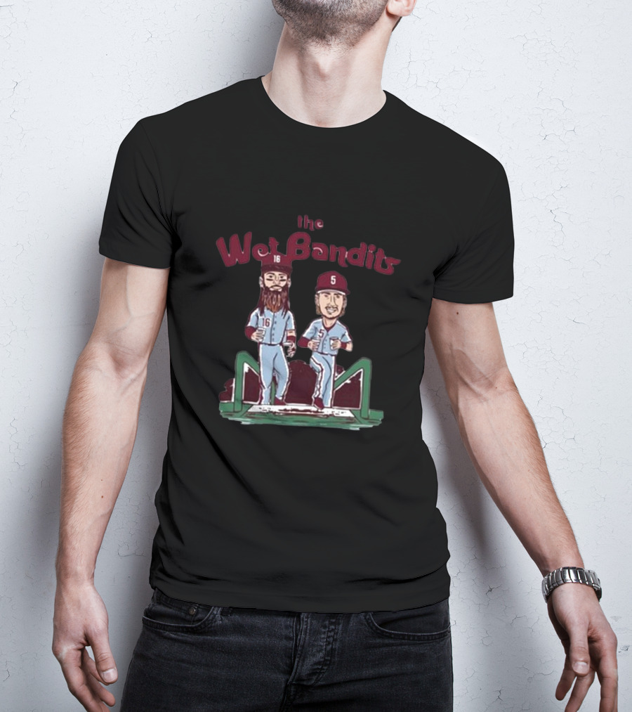 Brandon Marsh Bryson Stott The Wet Bandits Philadelphia Phillies MLB T-Shirt