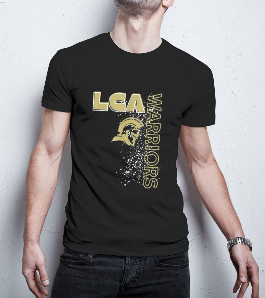 LCA Warriors Gold Helmet Spartans T-Shirt