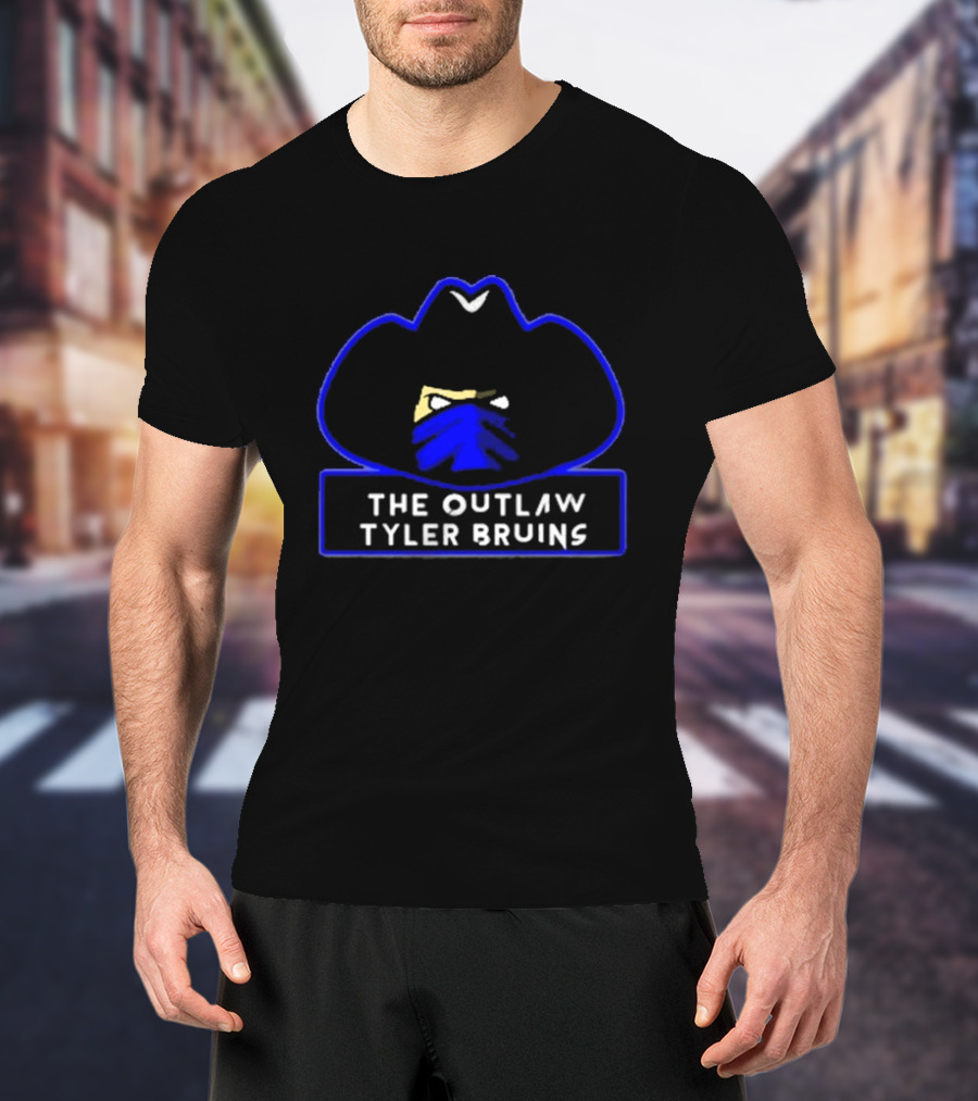 The Outlaw Tyler Bruins Cowboy Mask T-Shirt