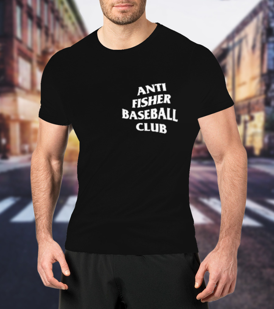 Anti Fisher Baseball Club Aesthetic Trend T-Shirt
