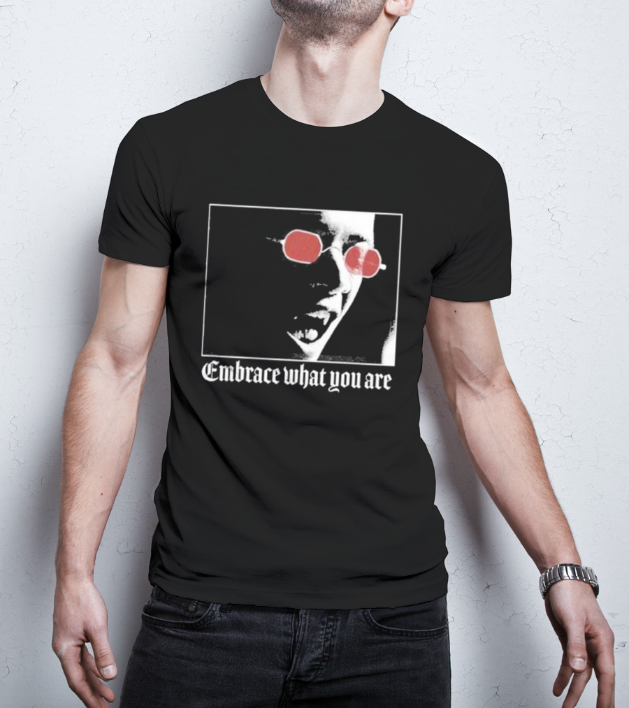 Bimolloy Embrace What You Are Red Glasses T-Shirt