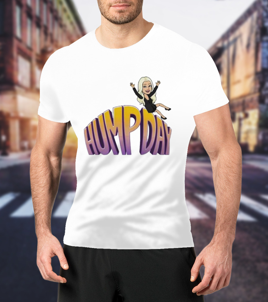 Debbie Quasimodo Hump Day Cartoon Character Text T-Shirt