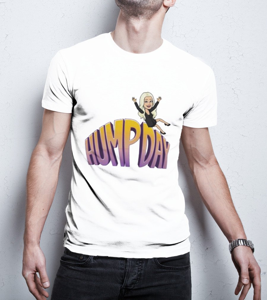 Debbie Quasimodo Hump Day Cartoon Character Text T-Shirt