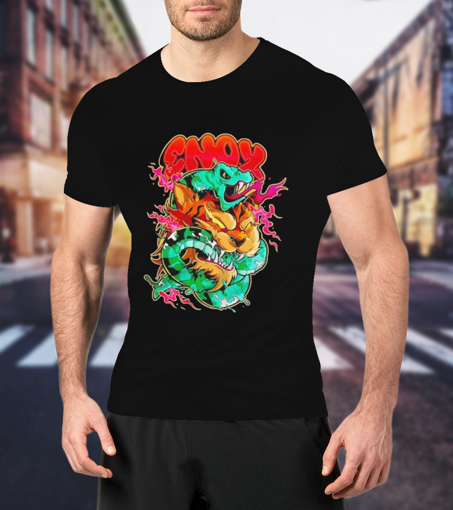 Enox Vibrant Serpent Striker 2025 Tiger Roar Embrace T-Shirt