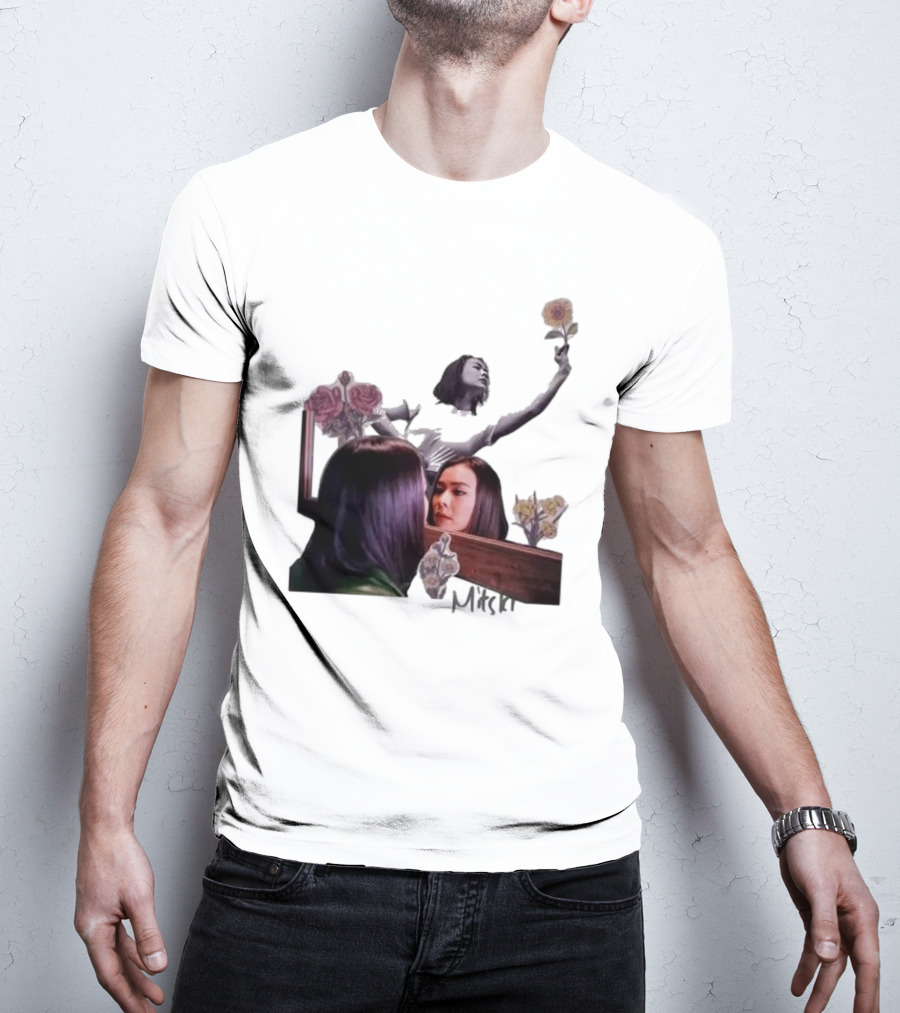 Mitski Collage With Flowers And Reflective T-Shirt
