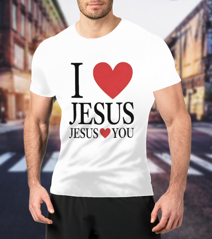 Bryce Crawford I Heart Jesus Jesus Loves You T-Shirt