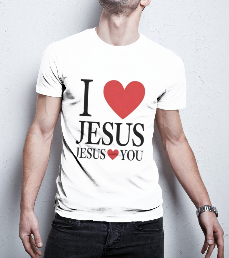 Bryce Crawford I Heart Jesus Jesus Loves You T-Shirt