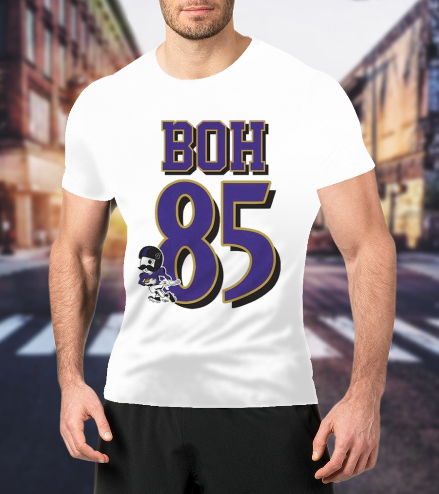 BOH 85 Game Day Football Player T-Shirt