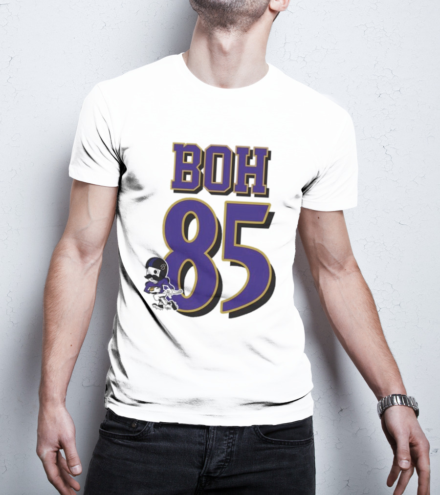 BOH 85 Game Day Football Player T-Shirt