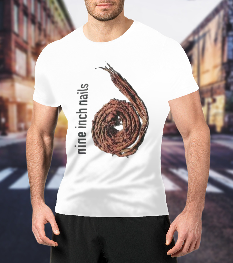 Nine Inch Nails Rope Coil Black T-Shirt