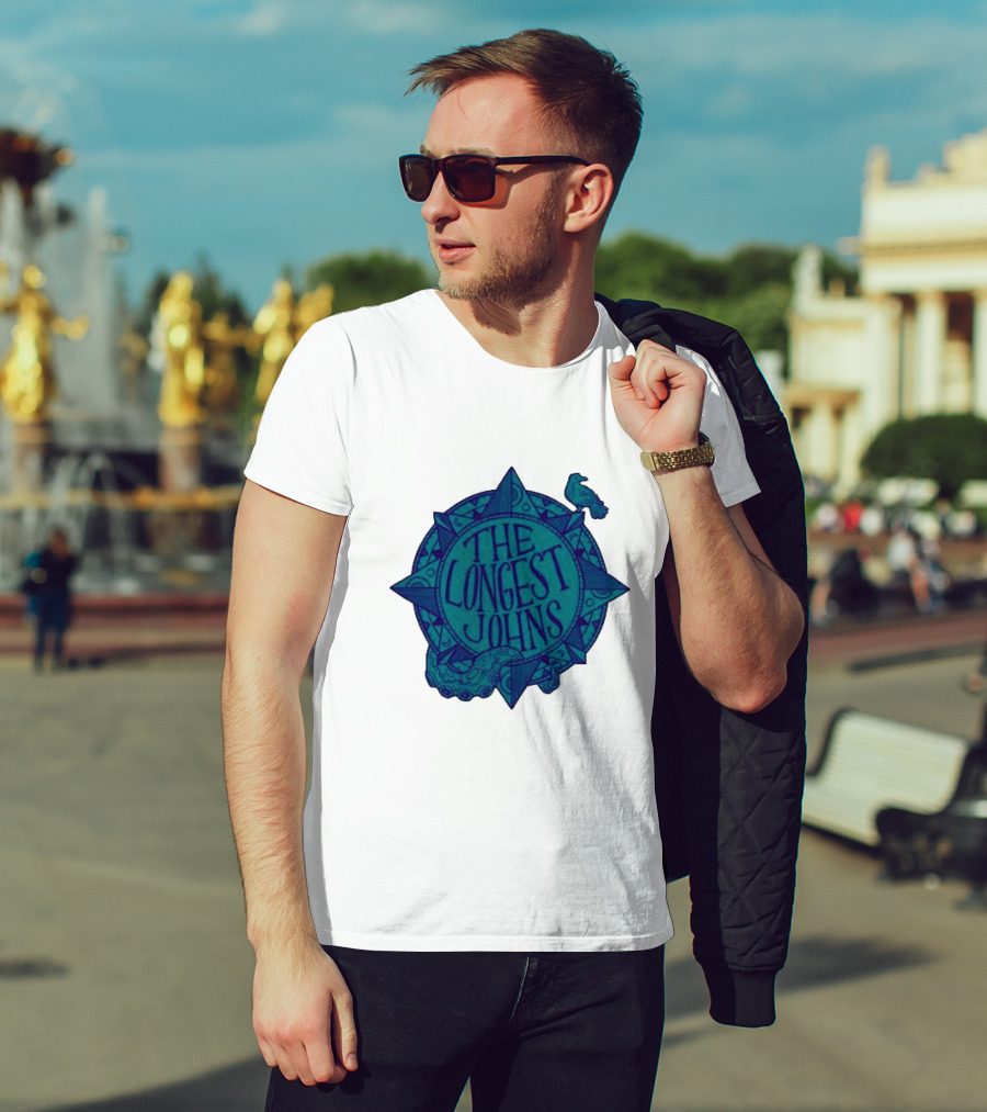 The Longest Johns Octopus Compass Jade T-Shirt