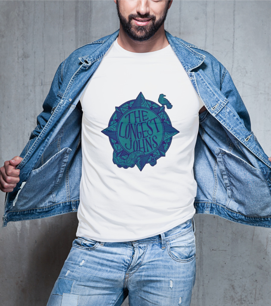 The Longest Johns Octopus Compass Jade T-Shirt