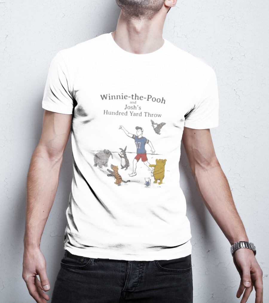 Winnie The Pooh And Josh's Hundred Yard Throw Buffalo Bills T-Shirt
