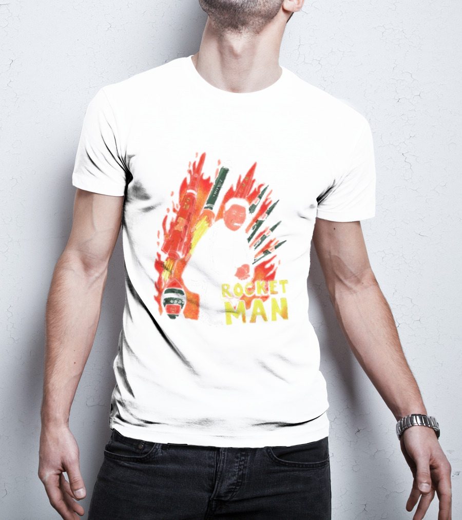 Penkmatters Rocket Man Korean Leader With Missiles T-Shirt