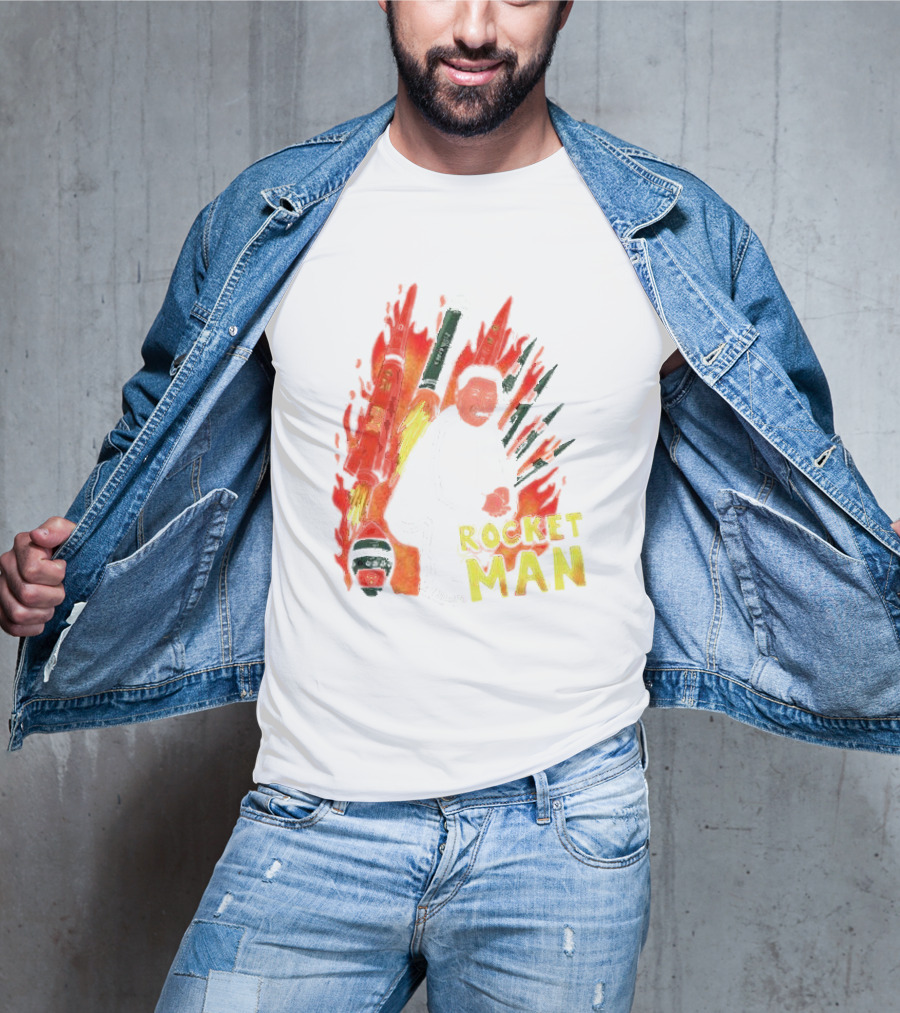 Penkmatters Rocket Man Korean Leader With Missiles T-Shirt