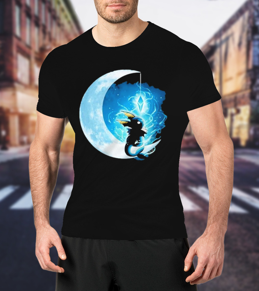Water Stone Moon Dragon Vallina84 T-Shirt