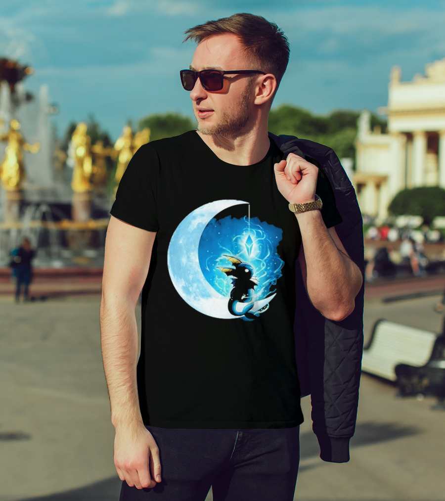 Water Stone Moon Dragon Vallina84 T-Shirt