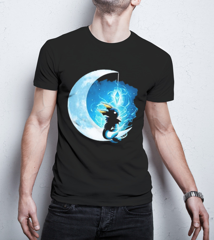 Water Stone Moon Dragon Vallina84 T-Shirt