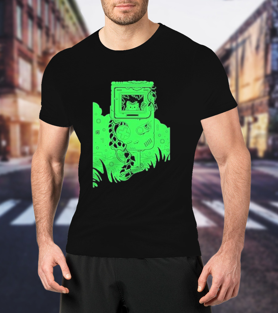 Abandoned Glow Retro Creature Drew Wise T-Shirt