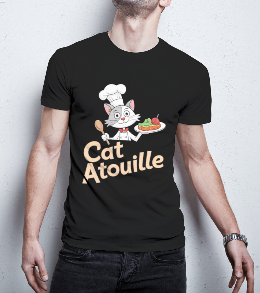 Cat Atouille Chef Cat With Ratatouille T-Shirt