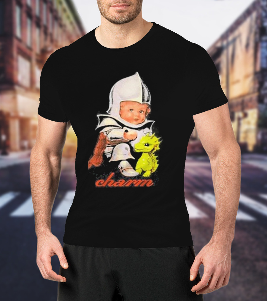 Claire Cottrill HQ Charm Baby Knight With Dragon T-Shirt