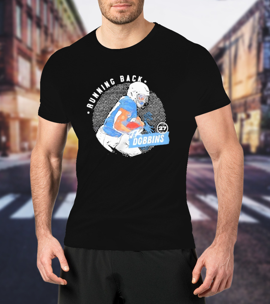 Running Back J.K. Dobbins Los Angeles C Dots T-Shirt