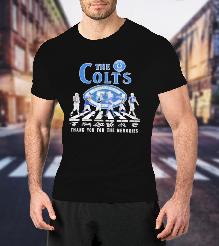 The Colts Indianapolis Colts Legends Thank You For The Memories T-Shirt