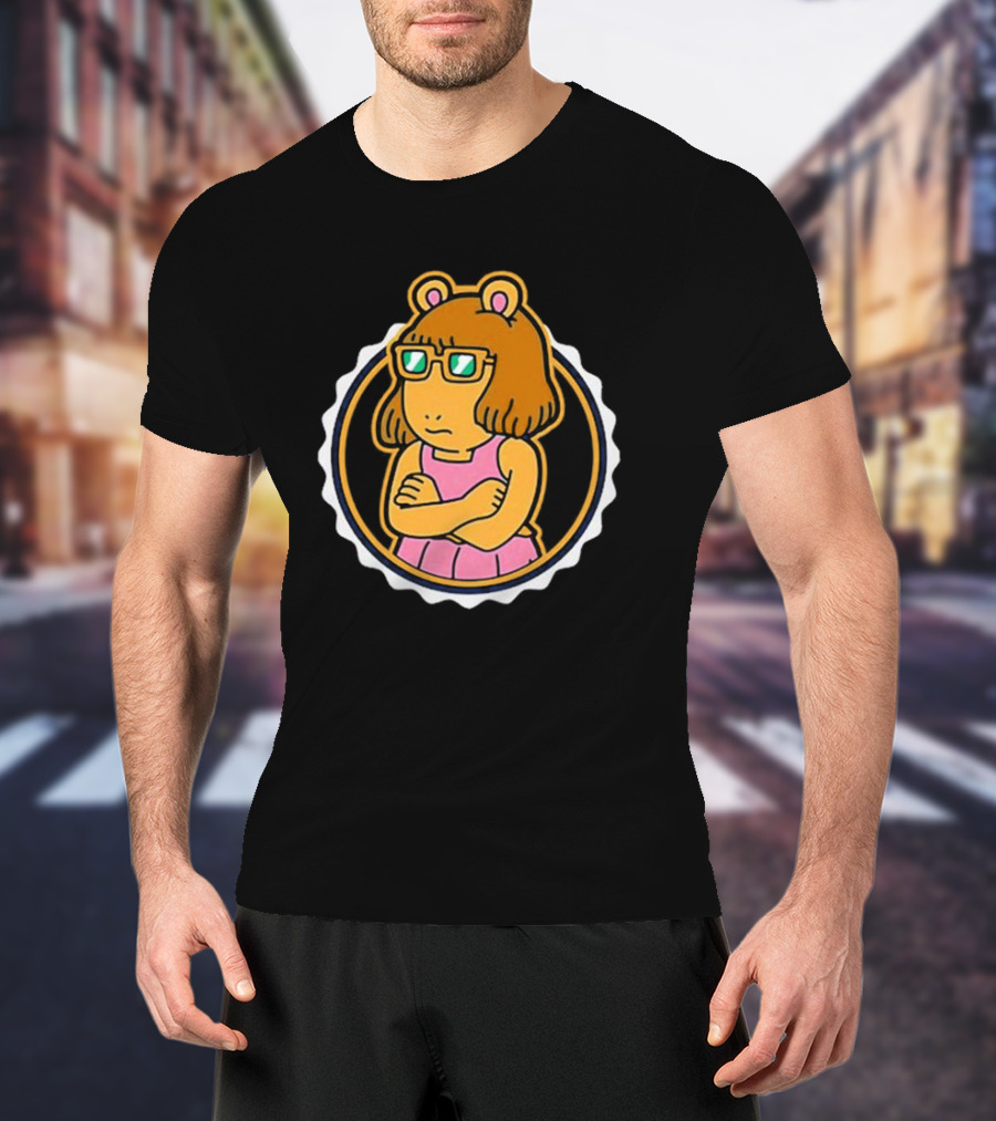 Retrokid X Arthur Minnie Read Crossed Arms Iconic Character T-Shirt