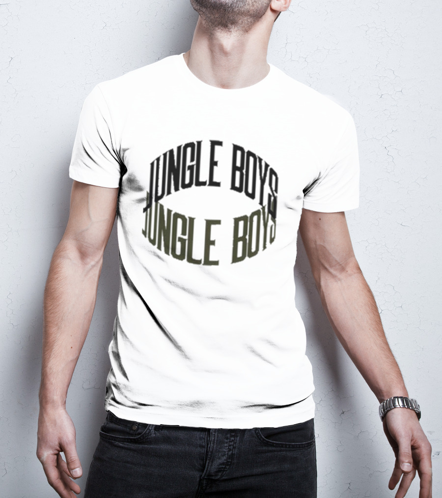 Jungle Boys 2D Optical Text Illusion T-Shirt