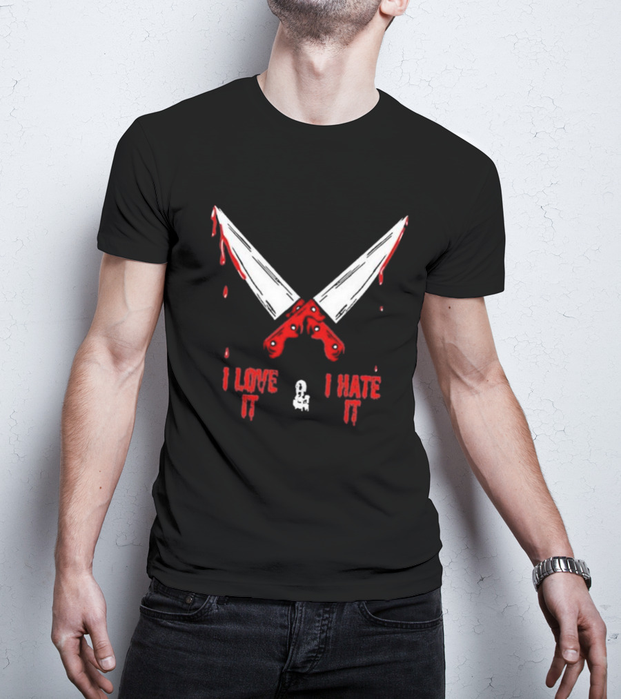 Murder With My Husband Mwmh I Love It I Hate It Knives Out 2.0 T-Shirt
