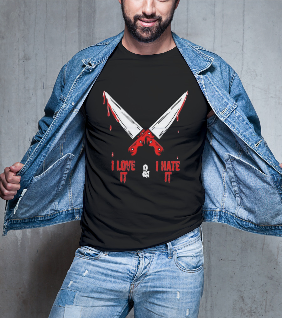 Murder With My Husband Mwmh I Love It I Hate It Knives Out 2.0 T-Shirt