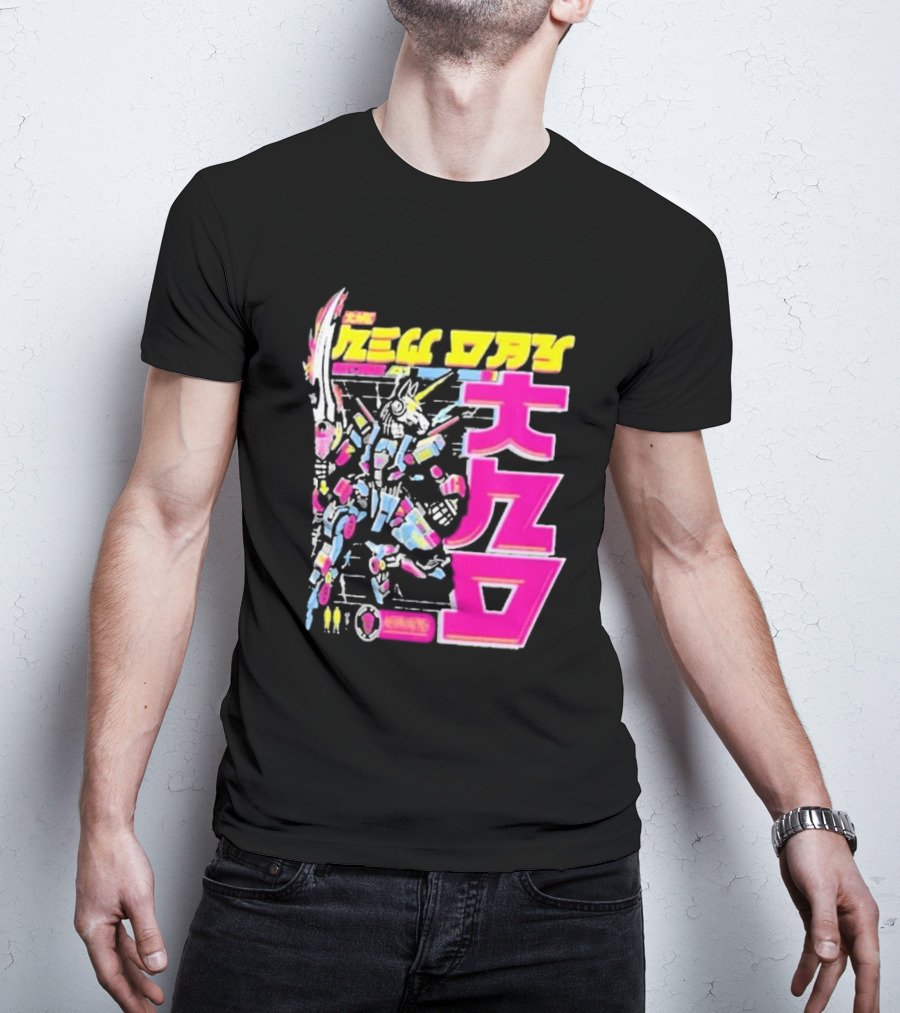 New Day Xaiver Woods Cyber Bunny Robot In Mecha T-Shirt