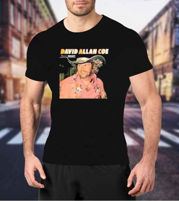 David Allan Coe Tennessee Whiskey Vintage Country Music Legend T-Shirt