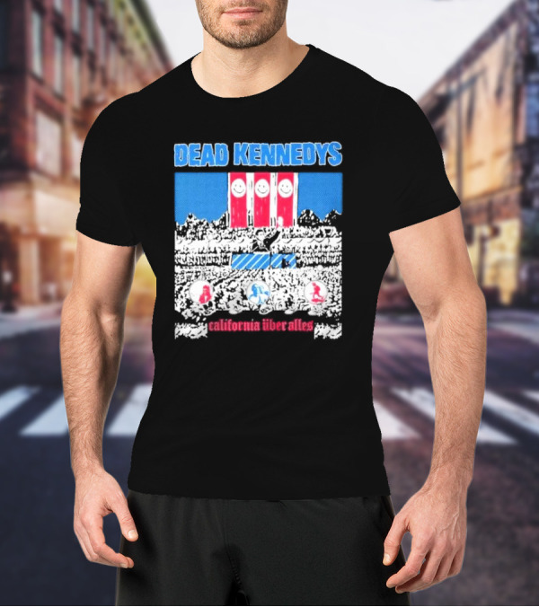 Dead Kennedys California Über Alles Smile Flags Punk T-Shirt